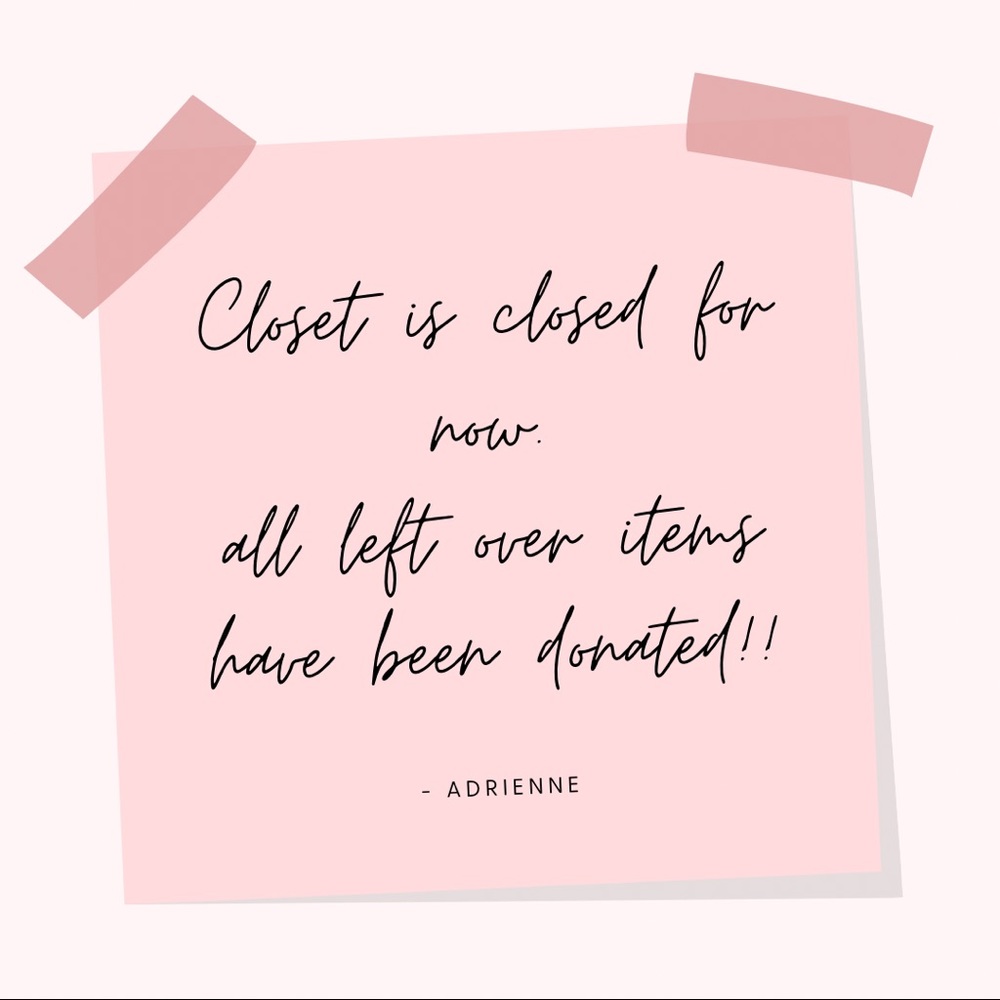 Closet is closed!